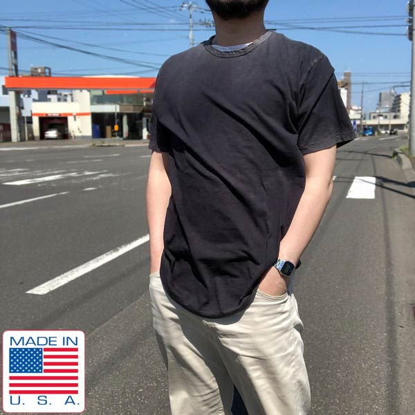 ヴィンテージ Change USA製 タズマニア  キャラクター Tシャツ黒 M