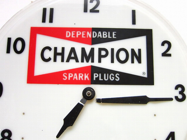 ビンテージ　チャンピオン　プラグ　時計