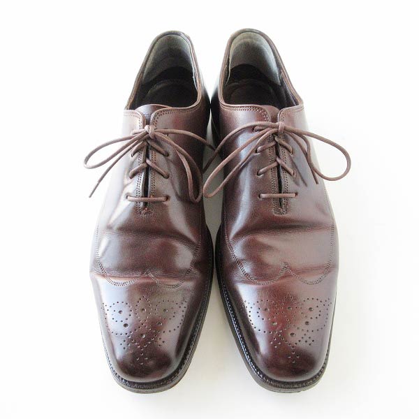 英国製 GRENSON グレンソン ホールカット ウィングチップ シューズ 26cm ダークブラウン系 メンズ 靴 d122 - 札幌 ビンテージ  古着屋 BRIDGE（ブリッジ） ビンテージ古着 通販サイト | オンラインストア