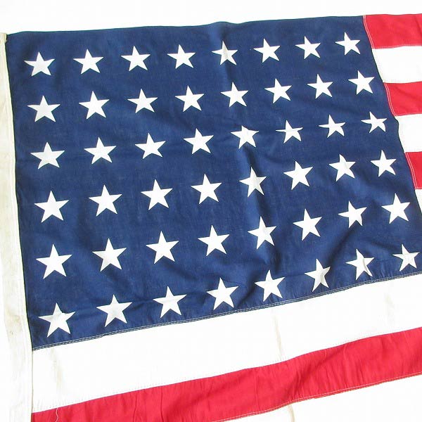 ビンテージ/48星/～50's/アメリカ国旗/星条旗/108cm×177cm/フラッグ