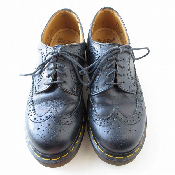 英国製 ドクターマーチン ウィングチップ 紺系 レディース23.5cm シューズ ロカビリー Dr.Martens メンズ 靴 d131 - 札幌  ビンテージ 古着屋 BRIDGE（ブリッジ） ビンテージ古着 通販サイト | オンラインストア