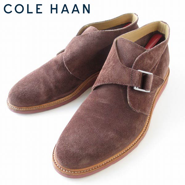COLE HAAN コールハーン モンクストラップ スエード ブーツ 10.5M 