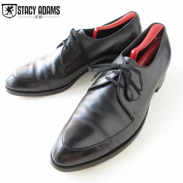 STACY ADAMS11 1/2Dレザーブーツ革靴28cm〜USAヴィンテージantique