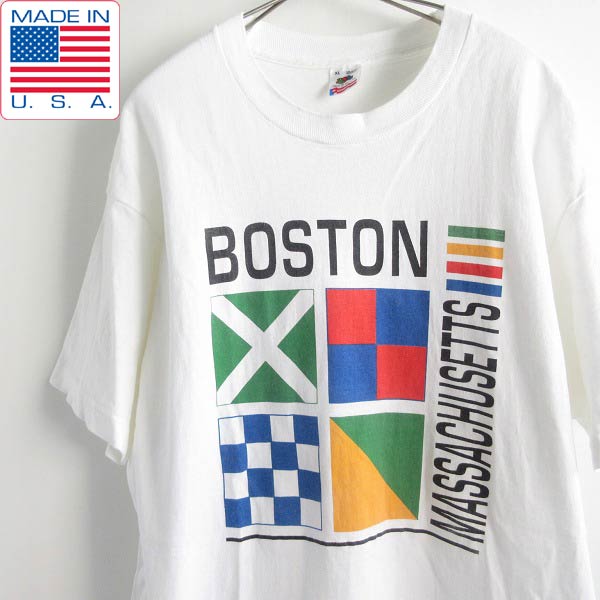 90s USA製 アメリカ製 ヴィンテージアートTシャツ シングルステッチ 白