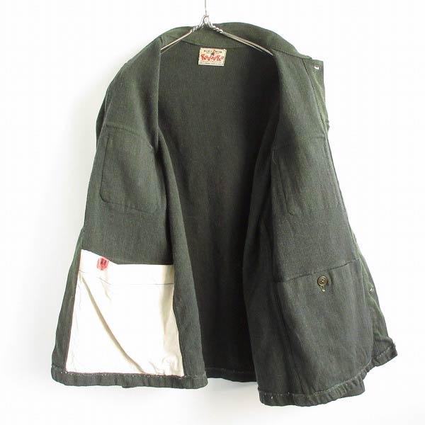 50s USA製 BLACK BEAR KODIAKS ウール ウィップコード ワーク ジャケット 緑系 メンズS程度 アメリカ製 ビンテージ  D143 - 札幌 ビンテージ 古着屋 BRIDGE（ブリッジ） ビンテージ古着 通販サイト | オンラインストア