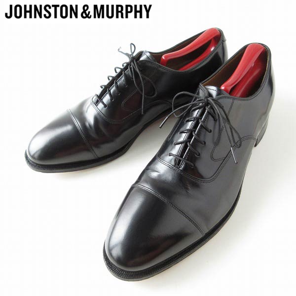ジョンストン&マーフィー ストレートチップ シューズ 11.5D 29.5cm 内羽根 キャップトゥ 大きいサイズ 靴 d143 - 札幌