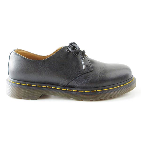 Dr.Martens ドクターマーチン 1461 3ホール プレーントゥ シューズ 黒 UK7 26cm メンズ 靴 d143 - 札幌