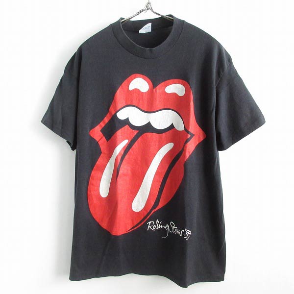 The Rolling Stones　Tシャツ　M　黒　ドロッピング　USA