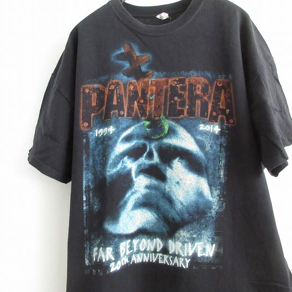 PANTERA パンテラ Far Beyond Driven20周年 半袖Tシャツ 黒 XL 
