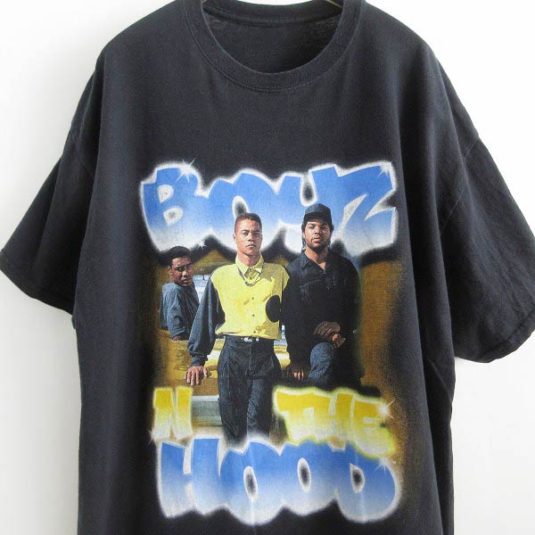 BOYZ N THE HOOD ムービーTシャツ 半袖 黒 1X ブラック Ice Cube アイスキューブ ボーイズンザフッド HIP HOP 映画  d144 - 札幌 ビンテージ 古着屋 BRIDGE（ブリッジ） ビンテージ古着 通販サイト | オンラインストア