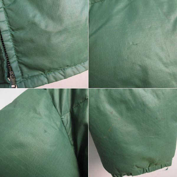 70's USA製 BLACK BEAR ダウンジャケット 緑系 M グリーン ブラック
