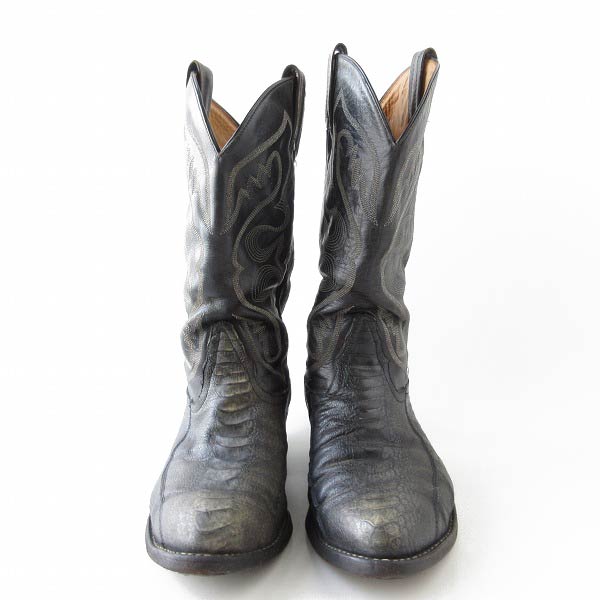 Tony Lama トニーラマ ウエスタンブーツ 幅広26.5cm カウボーイブーツ 本革 レザー メンズ 靴 ビンテージ d144 - 札幌