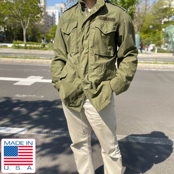 60's レア USA製 実物 米軍 M-65 2nd フィールド ジャケット S-L アルミジッパー アルミジップ セカンド ビンテージ D145  - 札幌 ビンテージ 古着屋 BRIDGE（ブリッジ） ビンテージ古着 通販サイト | オンラインストア