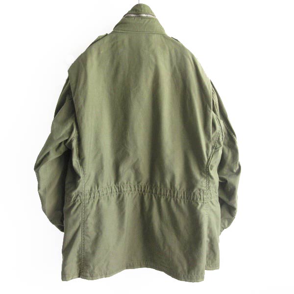 1659)フィールドジャケットMー65、60sヴィンテージ米軍実物アルミ
