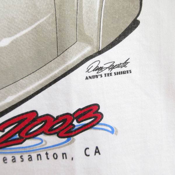 新品 2003年 GOODGUYS ホットロッド 両面ビッグプリント 半袖Tシャツ 白系 M クラシックカー 車 HOT ROD デッドストック  D146 - 札幌 ビンテージ 古着屋 BRIDGE（ブリッジ） ビンテージ古着 通販サイト | オンラインストア