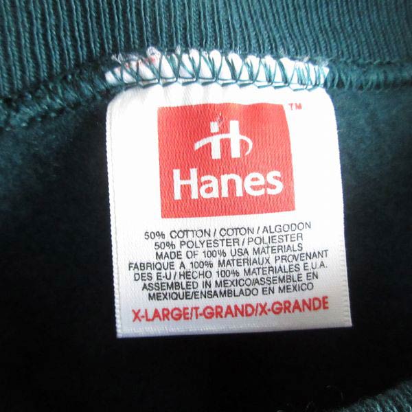 90s 新品 Hanes ヘインズ 無地スウェット XL 暗い青緑系 ラグランスリーブ トレーナー コットンポリ デッドストック D147 - 札幌  ビンテージ 古着屋 BRIDGE（ブリッジ） ビンテージ古着 通販サイト | オンラインストア