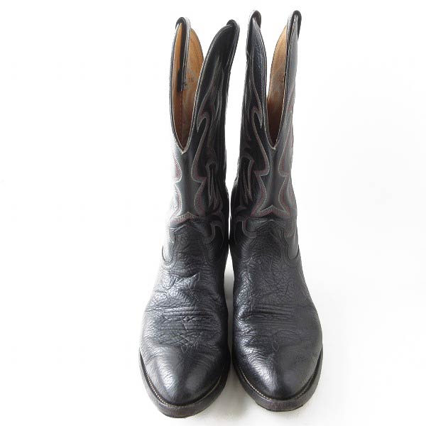 USA製 NOCONA ノコナ ウエスタンブーツ 黒 13D 31cm カウボーイブーツ ブラック 靴 大きいサイズ アメリカ製 D147 - 札幌  ビンテージ 古着屋 BRIDGE（ブリッジ） ビンテージ古着 通販サイト | オンラインストア