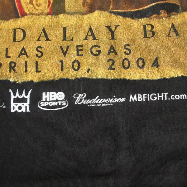 レア 新品 2004年製 レイモン・ブリュースター ボクシング 世界王座獲得マッチ 半袖Tシャツ XL 黒 デッドストック D148 - 札幌  ビンテージ 古着屋 BRIDGE（ブリッジ） ビンテージ古着 通販サイト | オンラインストア