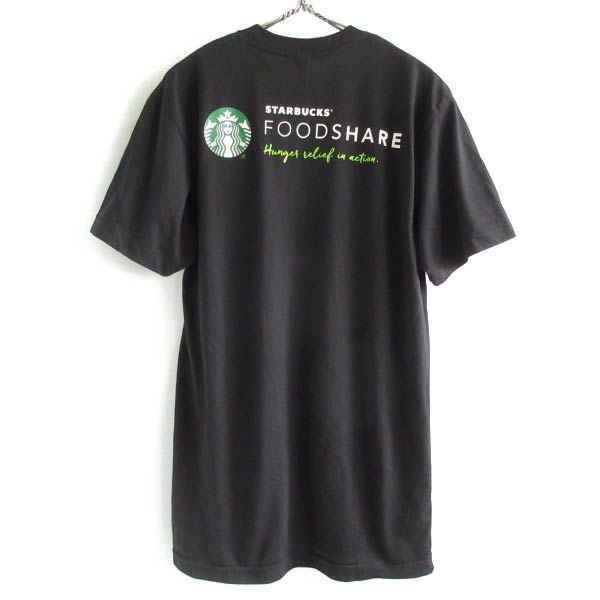 新品同様 希少 USA製 スターバックス コーヒー 半袖Tシャツ 黒 M 極美 
