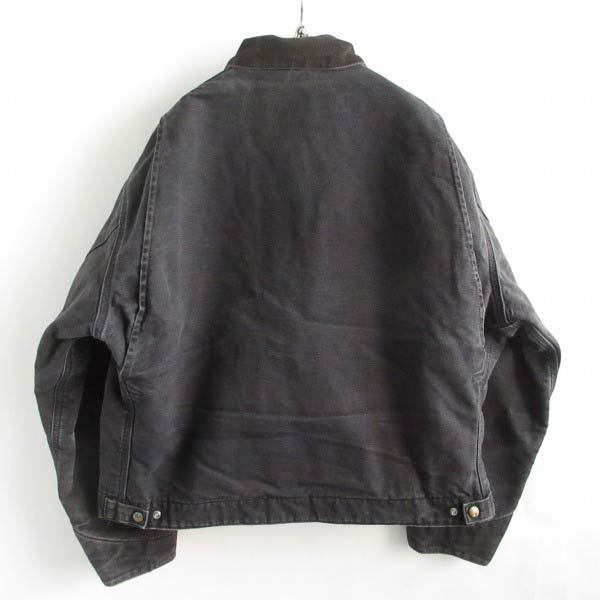 袖丈約605cm90s USA製 carhartt デトロイトジャケット XL程度 50 黒
